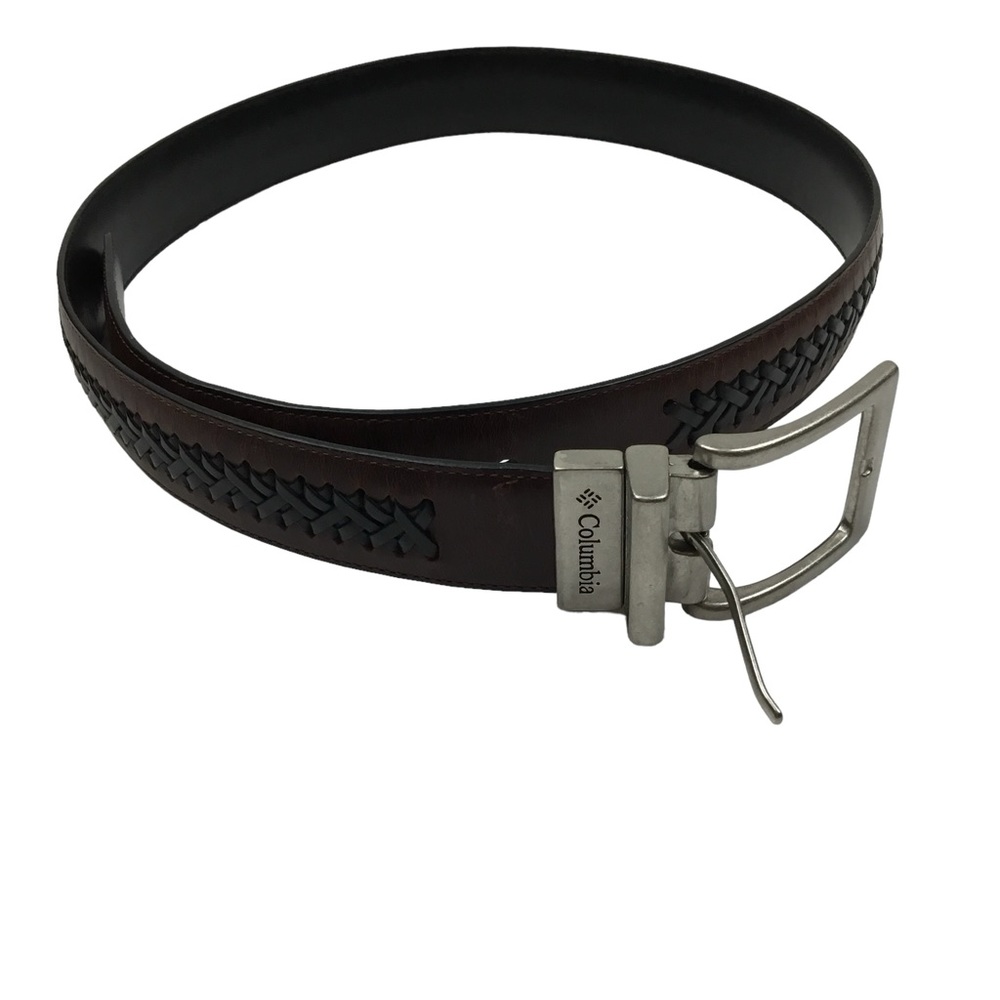 Columbia Leather Braided Belt